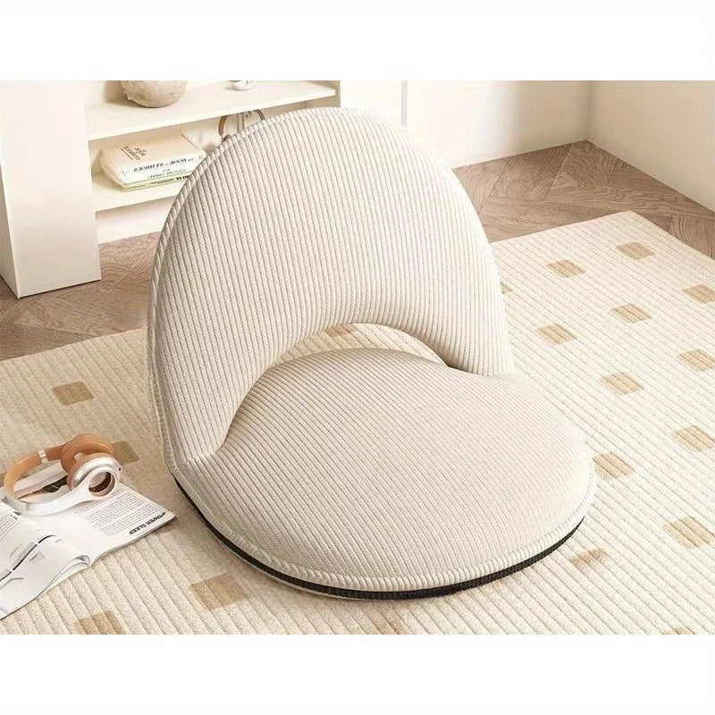 Foldable Backrest Tatami Lounger for Sitting & Sleeping, Small Space Bed for Bay Window Guest, Convertible Floor Cushion Chair by PurelyhomeDeco
