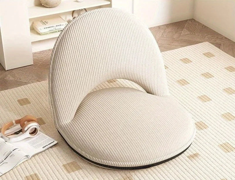 Foldable Backrest Tatami Lounger for Sitting & Sleeping, Small Space Bed for Bay Window Guest, Convertible Floor Cushion Chair by PurelyhomeDeco