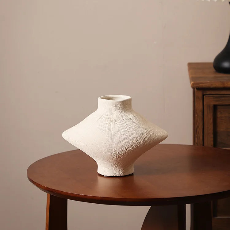 Retro Muse Ceramic Vase by PurelyhomeDeco