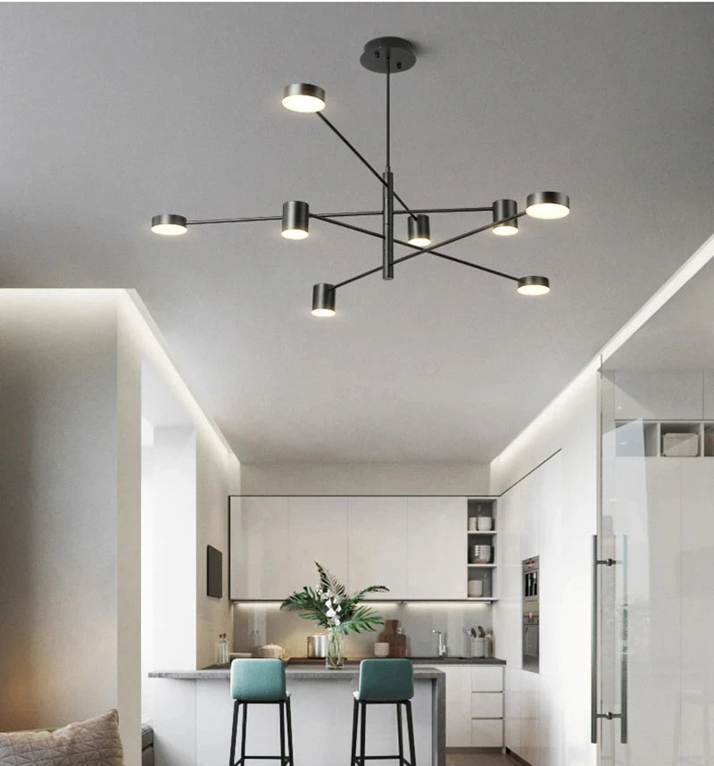 Linea Pivot Chandelier by PurelyhomeDeco