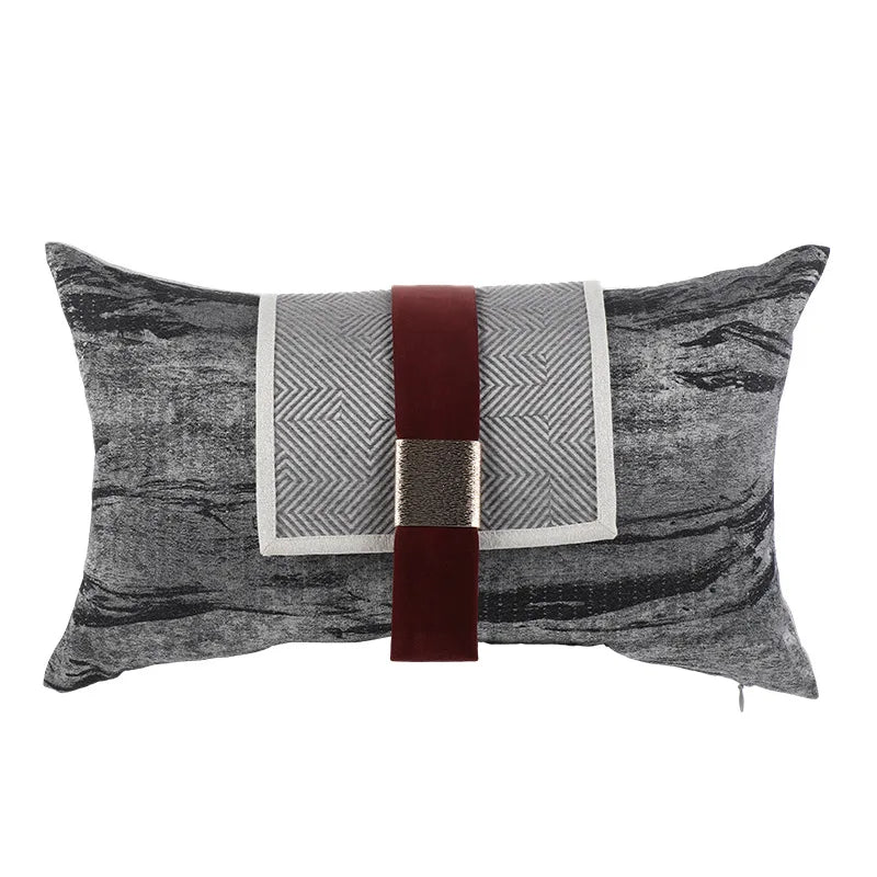 Regal Buckle Cushion by PurelyhomeDeco