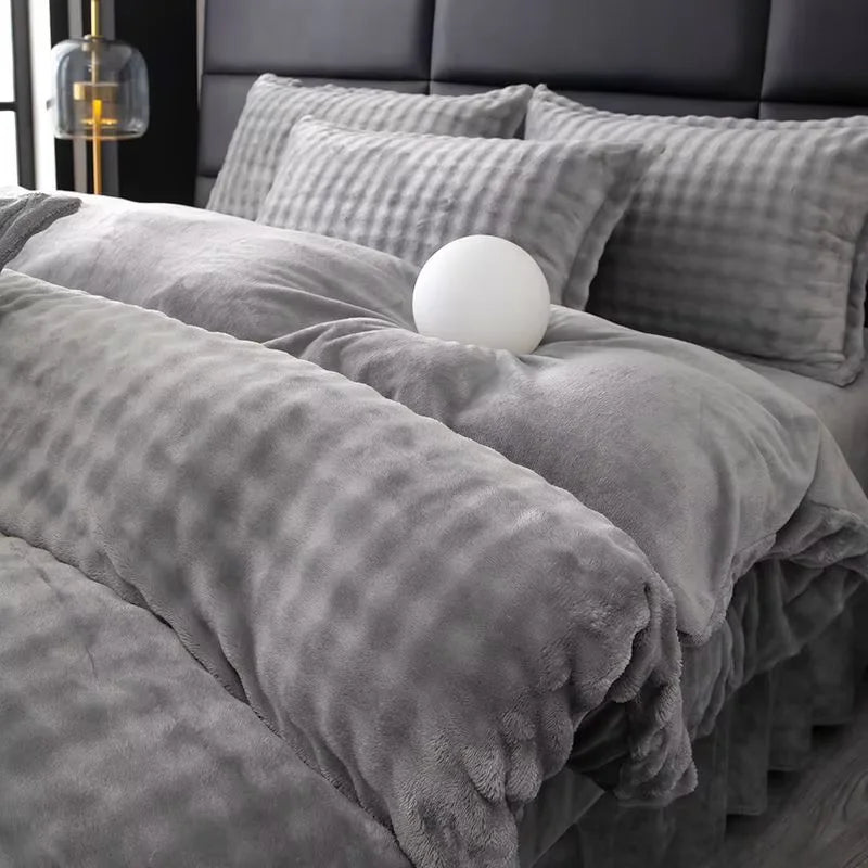 Arctic Plush Duvet by PurelyhomeDeco