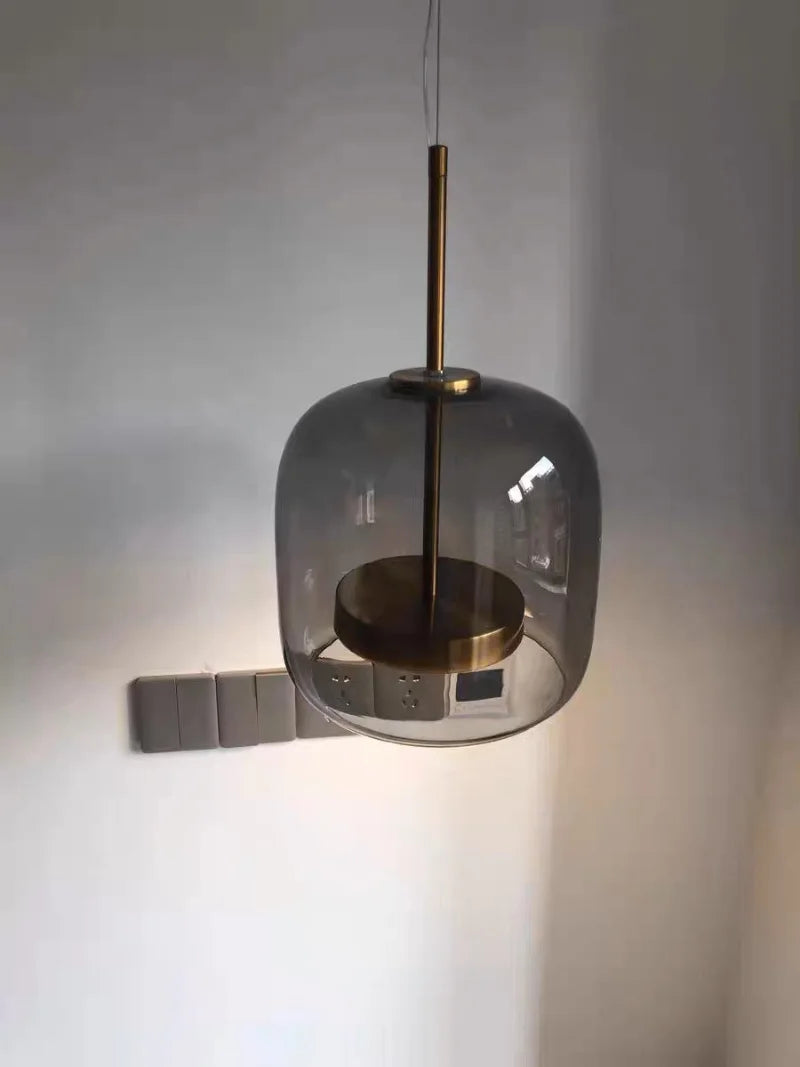Still Light Glass Pendant by PurelyhomeDeco