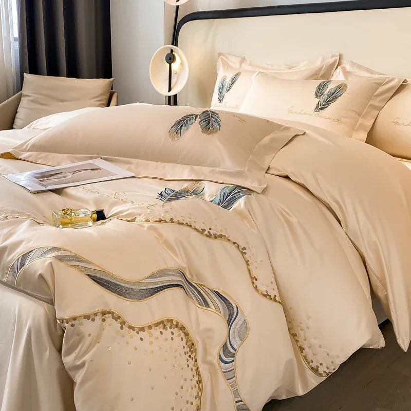 SOLÈNE Cotton Embroidery Series by PurelyhomeDeco