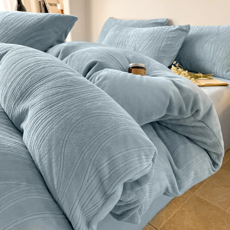 Noctavia Luxe Fleece Ensemble by PurelyhomeDeco