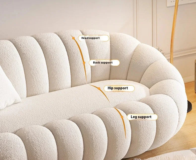CLOUDKIN™ Pumpkin Sofa by PurelyhomeDeco