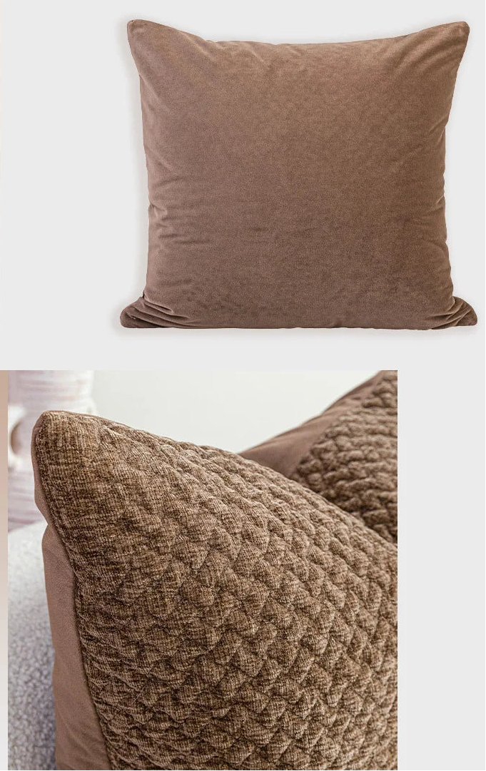 Quilta Chenille Pillow by PurelyhomeDeco