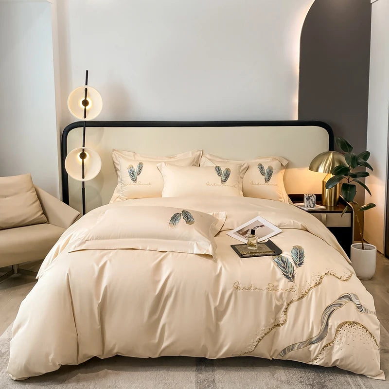 SOLÈNE Cotton Embroidery Series by PurelyhomeDeco