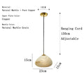 Siberia MarbleAura™ LED Chandelier – Luxury Natural Marble Hanging Light for Living Room & Modern Interiors by PurelyhomeDeco