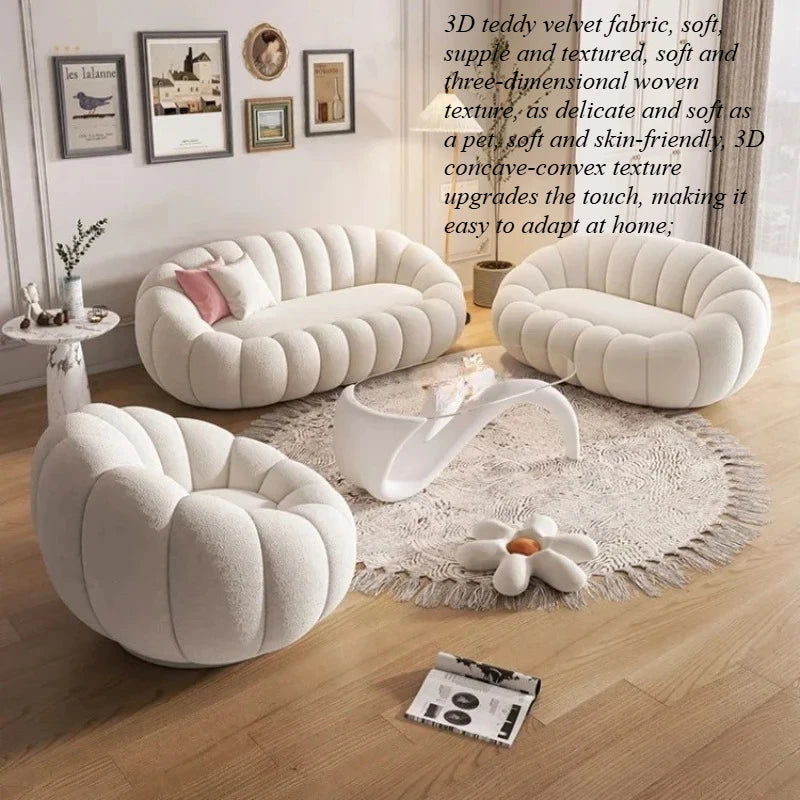 CLOUDKIN™ Pumpkin Sofa by PurelyhomeDeco