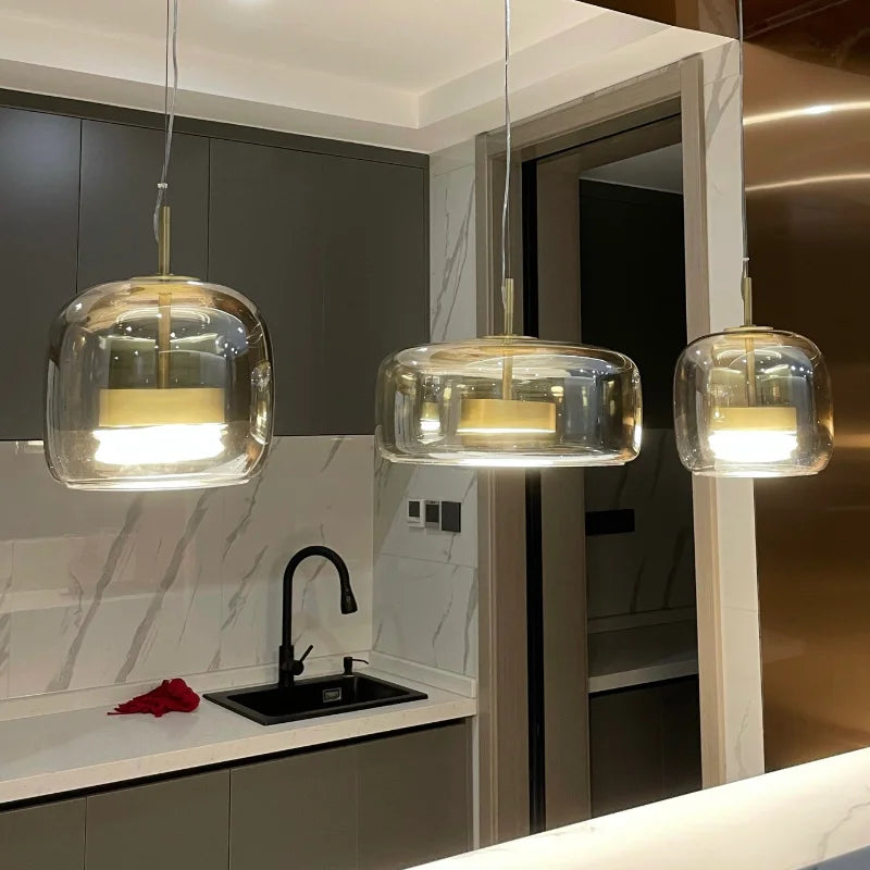 Still Light Glass Pendant by PurelyhomeDeco
