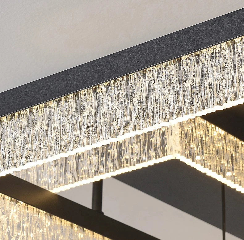 Crystal Cascade Chandelier by PurelyhomeDeco