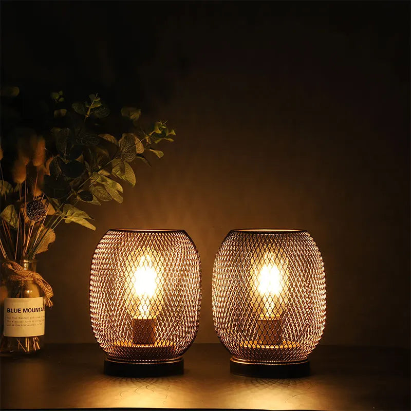 Golden Vow LED Lantern Set by PurelyhomeDeco