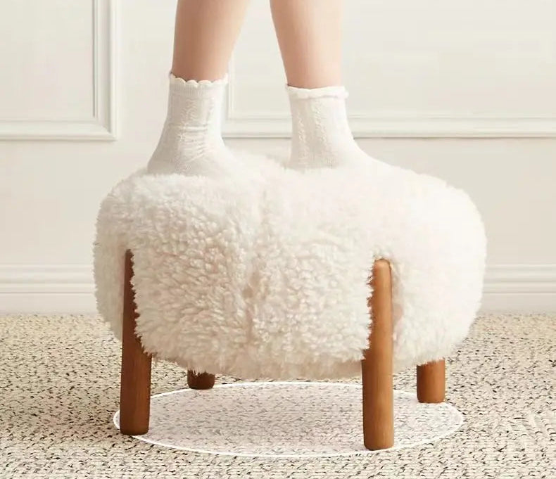 NEOFA™ Elegant Interior Stool | Soft Minimalist Repose-Pieds by PurelyhomeDeco