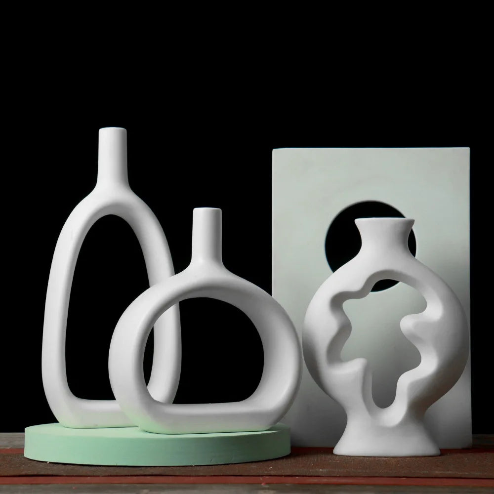 Silent Hollow Vase by PurelyhomeDeco