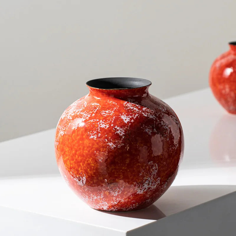 Crimson Fire Glaze by PurelyhomeDeco