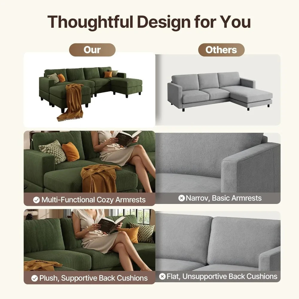 MONTEVERDE ÉLITE™ U-Shaped Lounge by PurelyhomeDeco