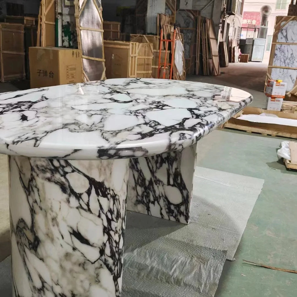 Monolith High-Hardness Stone Dining Table by PurelyhomeDeco