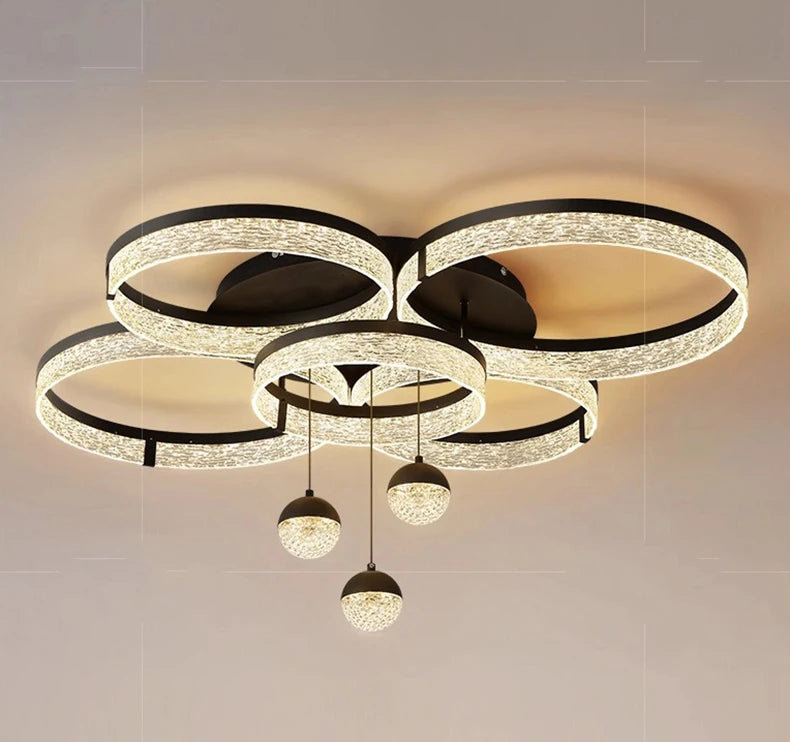 Crystal Cascade Chandelier by PurelyhomeDeco
