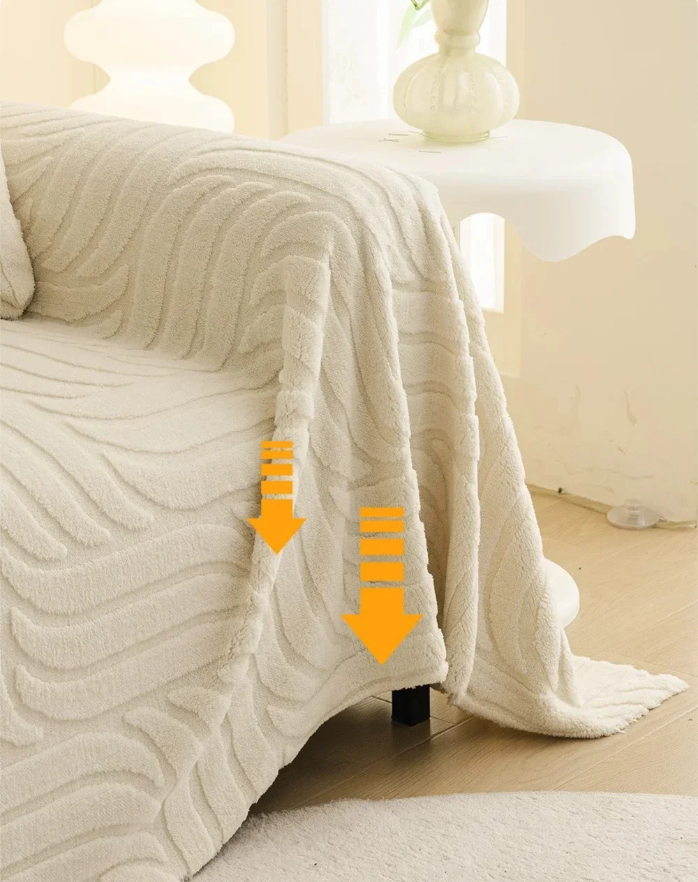 VÉLUNA™ Plush Sofa Cover by PurelyhomeDeco