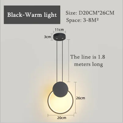 Designer Ring Drop Light by PurelyhomeDeco