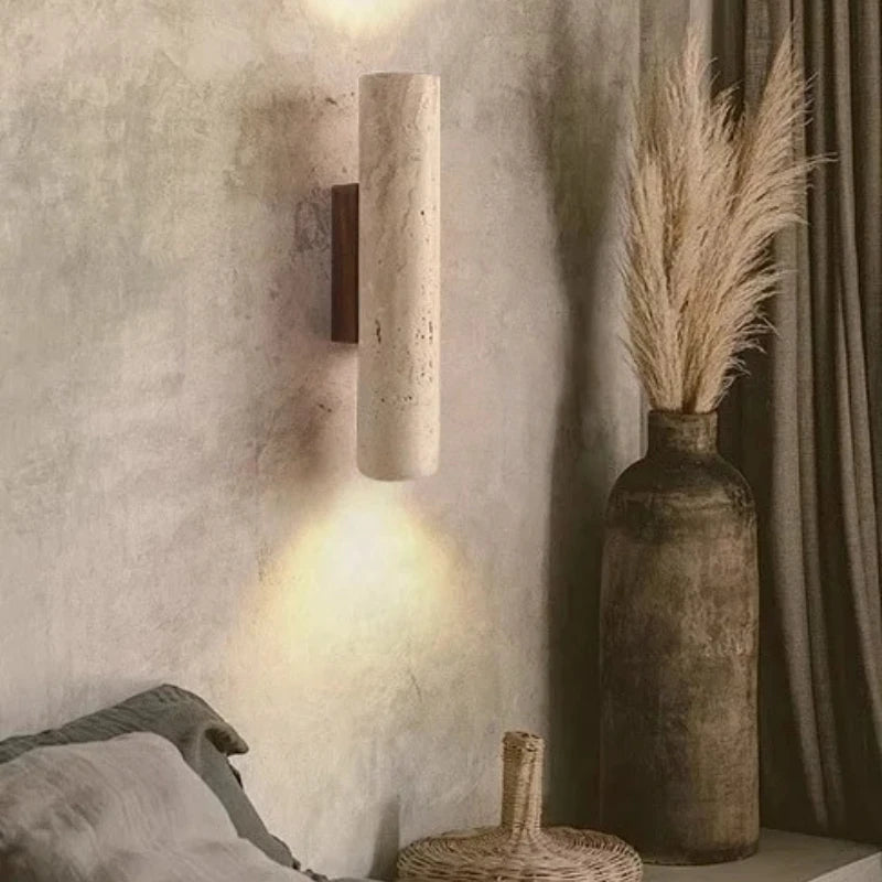 Sabi Stone Sconce by PurelyhomeDeco