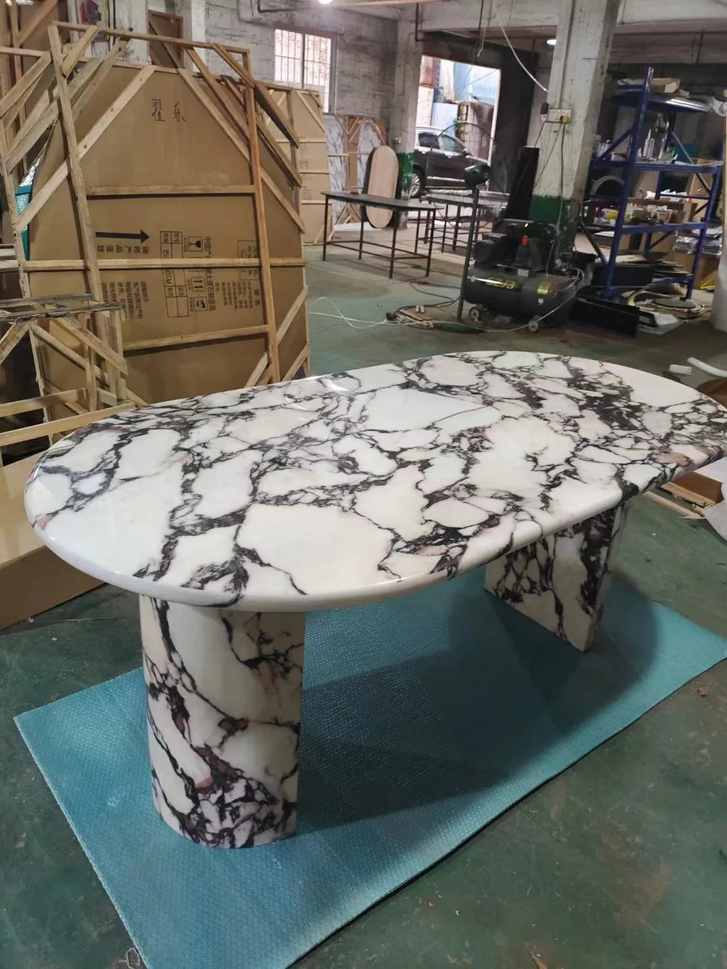 Monolith High-Hardness Stone Dining Table by PurelyhomeDeco