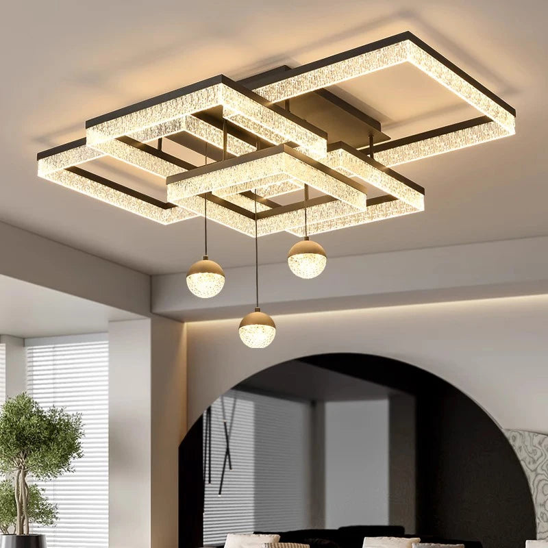 Crystal Cascade Chandelier by PurelyhomeDeco