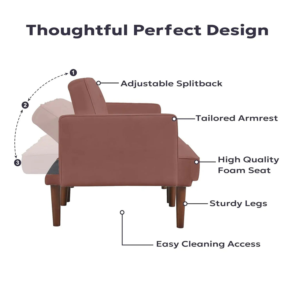 ARCOVA™ Futon Lounge by PurelyhomeDeco