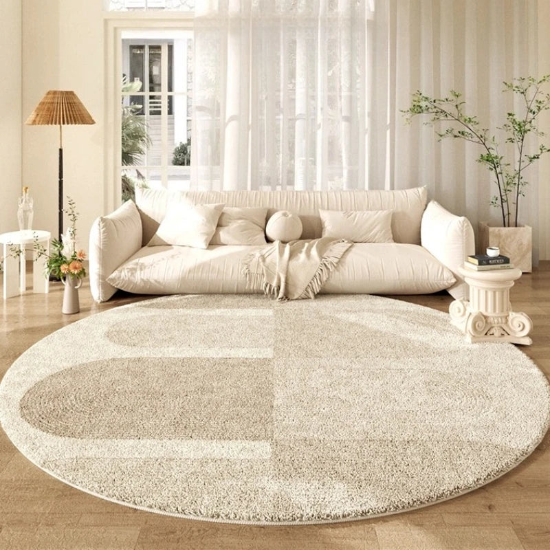 Crème Halo Rug by PurelyhomeDeco
