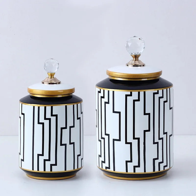 Regalis Checkmate Jar by PurelyhomeDeco