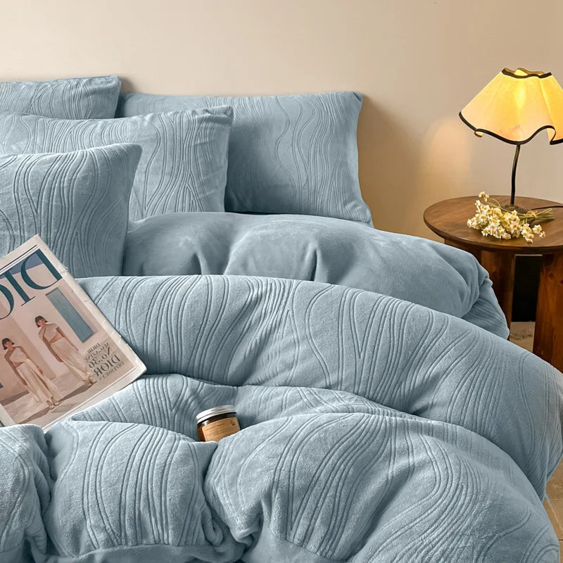 Noctavia Luxe Fleece Ensemble by PurelyhomeDeco