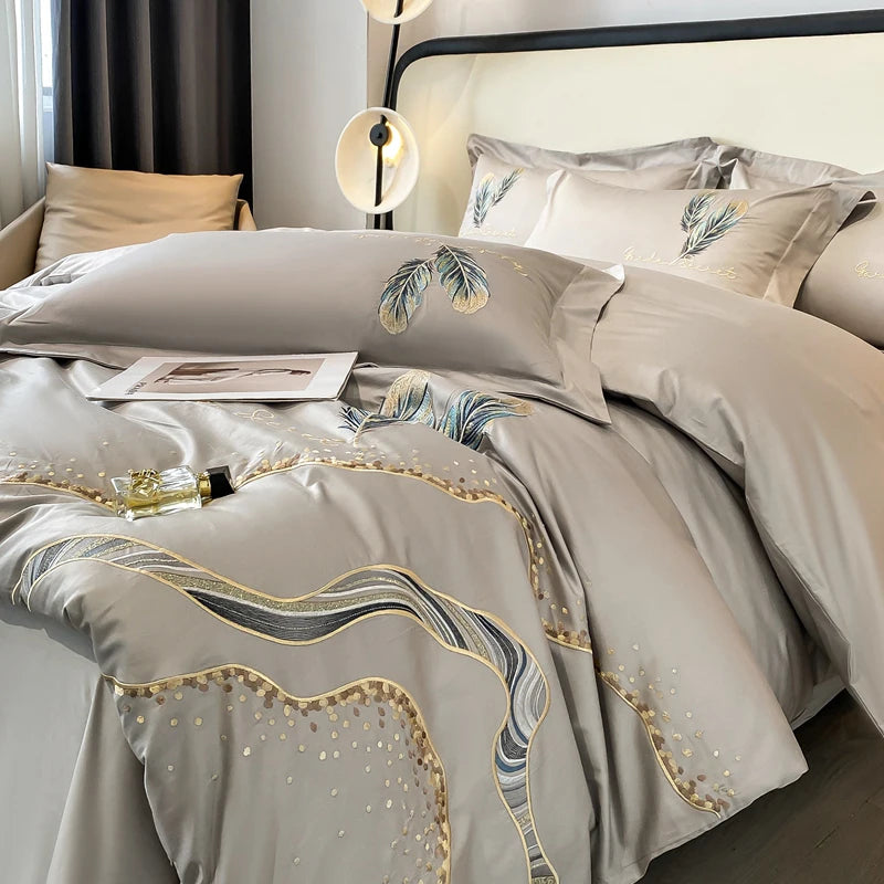 SOLÈNE Cotton Embroidery Series by PurelyhomeDeco
