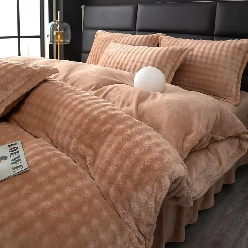 Arctic Plush Duvet by PurelyhomeDeco