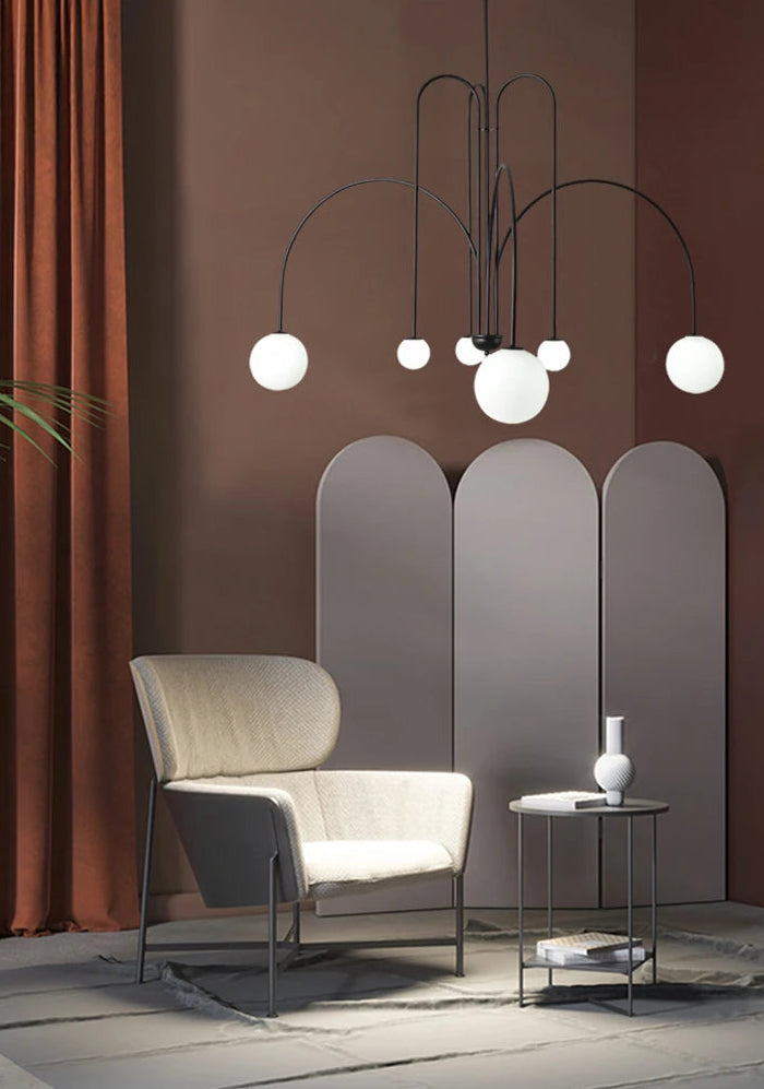 Linea Nordic Chandelier by PurelyhomeDeco