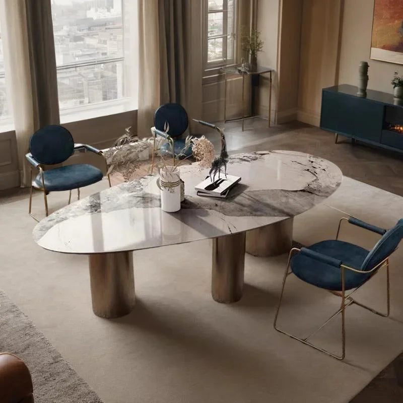 VELØR™ Mid-Century Luxury Dining Table by PurelyhomeDeco