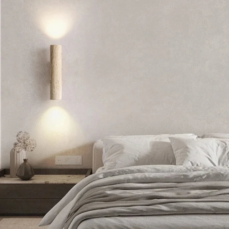 Sabi Stone Sconce by PurelyhomeDeco