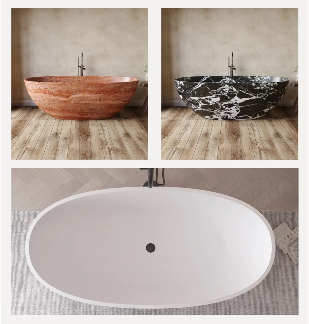 RossoTerra™ — A Bold Expression of Luxury Bathing