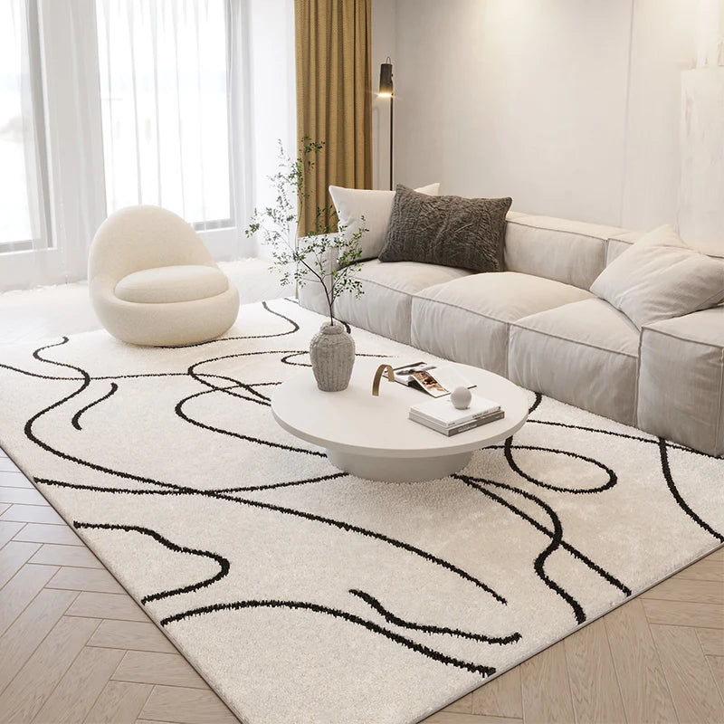 Linovara™ Abstract Plush Rug by PurelyhomeDeco