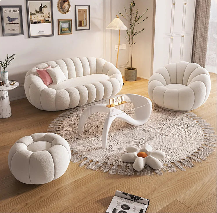 CLOUDKIN™ Pumpkin Sofa by PurelyhomeDeco