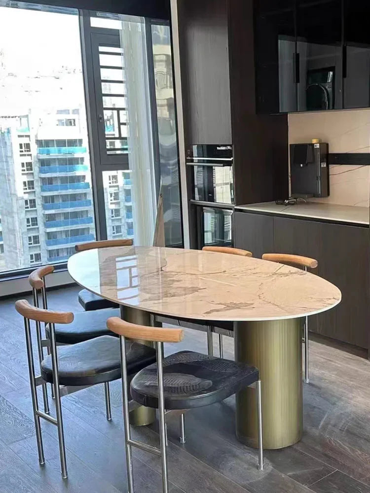VELØR™ Mid-Century Luxury Dining Table by PurelyhomeDeco