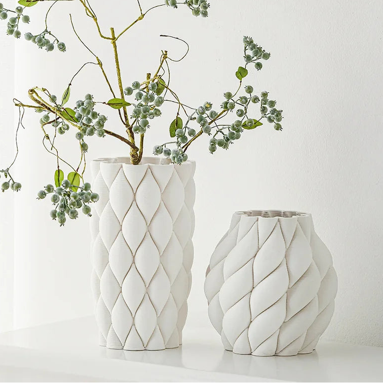 Opal Curve 3D Vase by PurelyhomeDeco