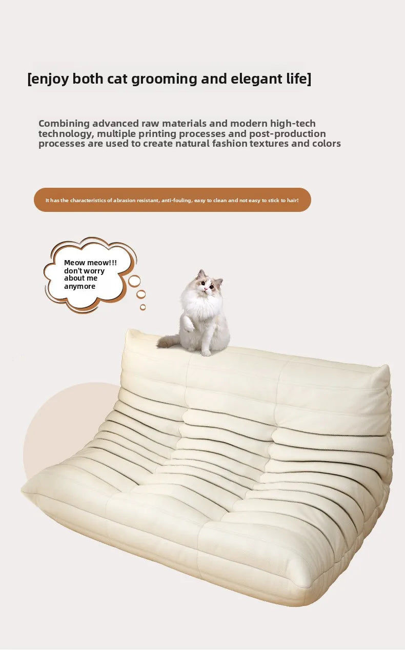 Caterpillar Lazy Sofa Living Room Leisure Balcony Tatami Lounge Chair Single Sofa Chair Bedroom Double Leisure Sofa Chair by PurelyhomeDeco