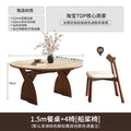 Modern Wood Design Dining Table 6 Person Luxury Extendable Round Dining Table Restaurant Nordic Mesas De Comedor Furniture Home by PurelyhomeDeco
