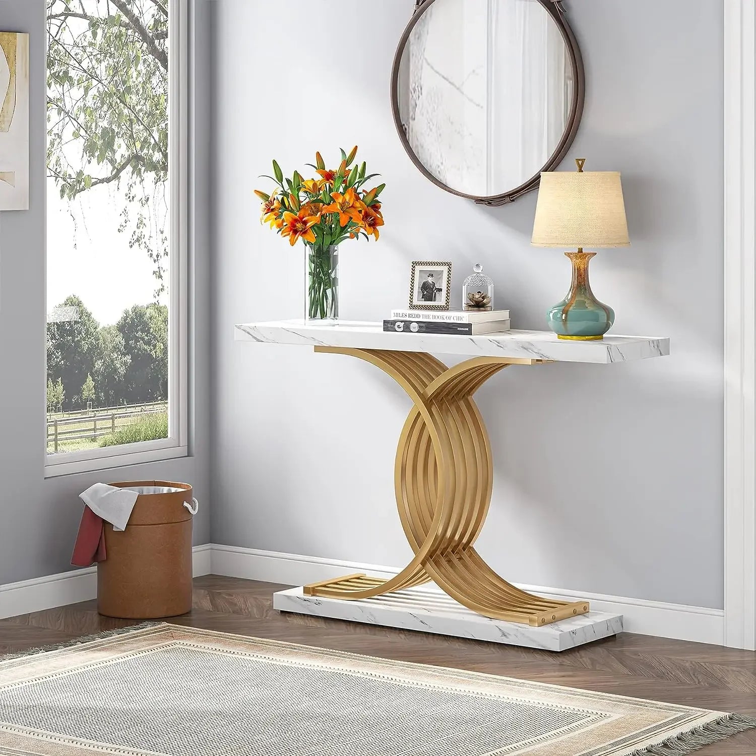 Aurea Axis Console by PurelyhomeDeco