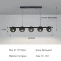 Nordic Halo™ Modern Ring LED Chandelier – Black Glass Pendant Light for Living Room, Bedroom & Dining Room by PurelyhomeDeco