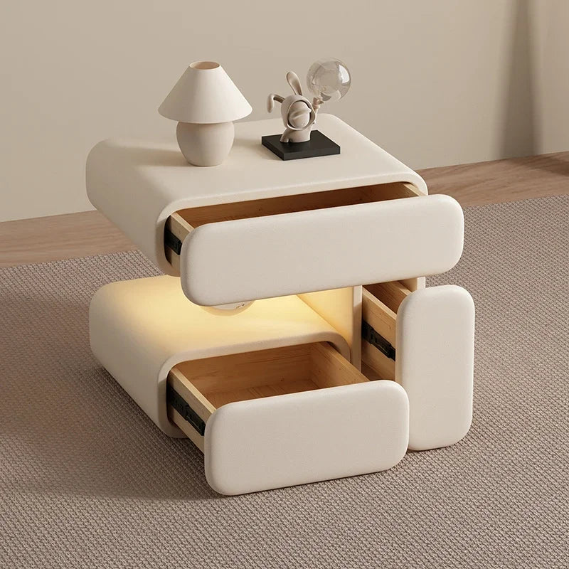 Lunéa™ Premium Bedside Table – Modern Aesthetic Nightstand for Elegant Bedrooms by PurelyhomeDeco