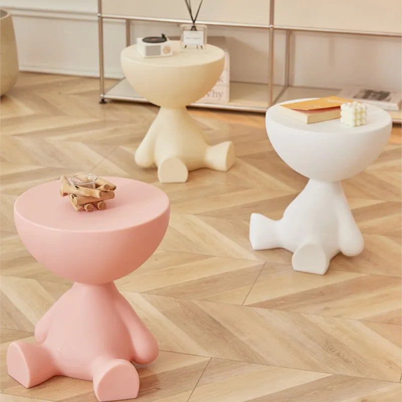 MOMO Cream Style Small Flat Tea Table