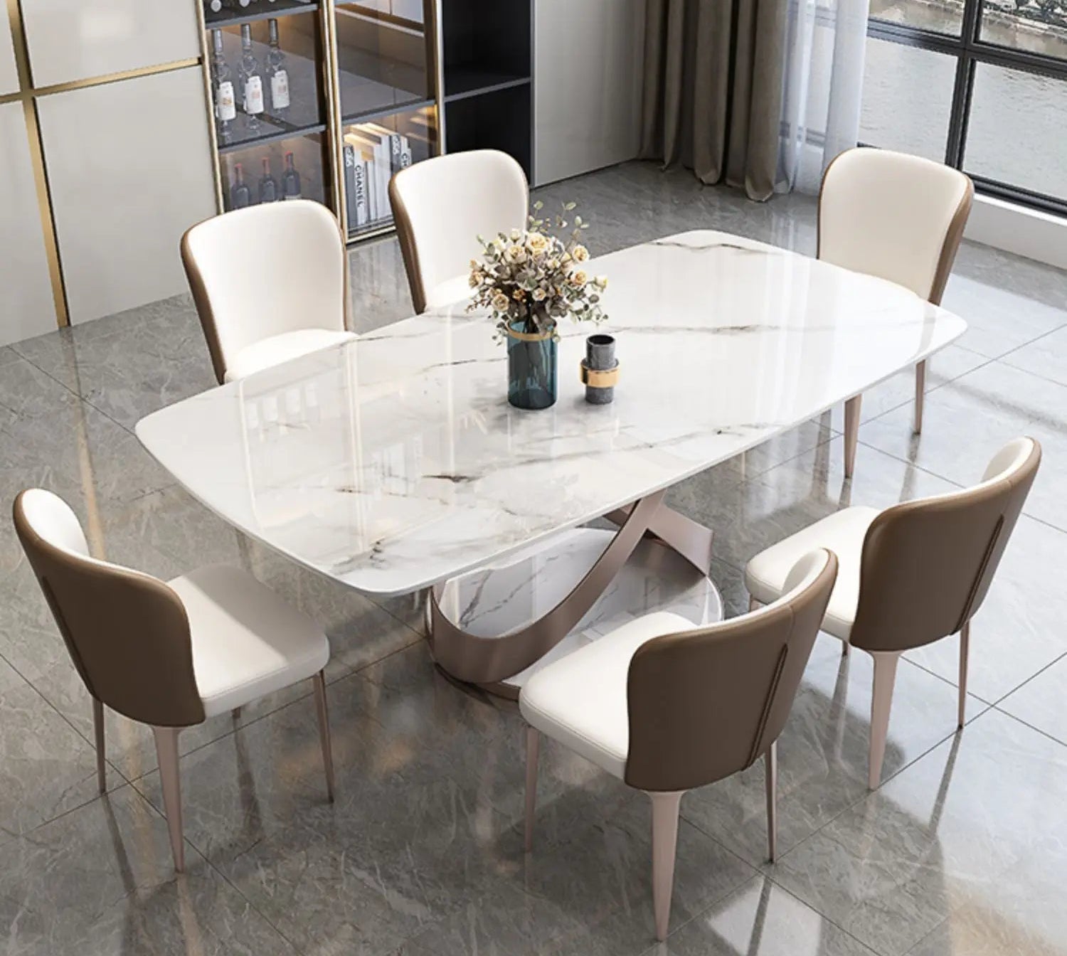 NEXRA™ Modern Marble Multi-Space Table by PurelyhomeDeco