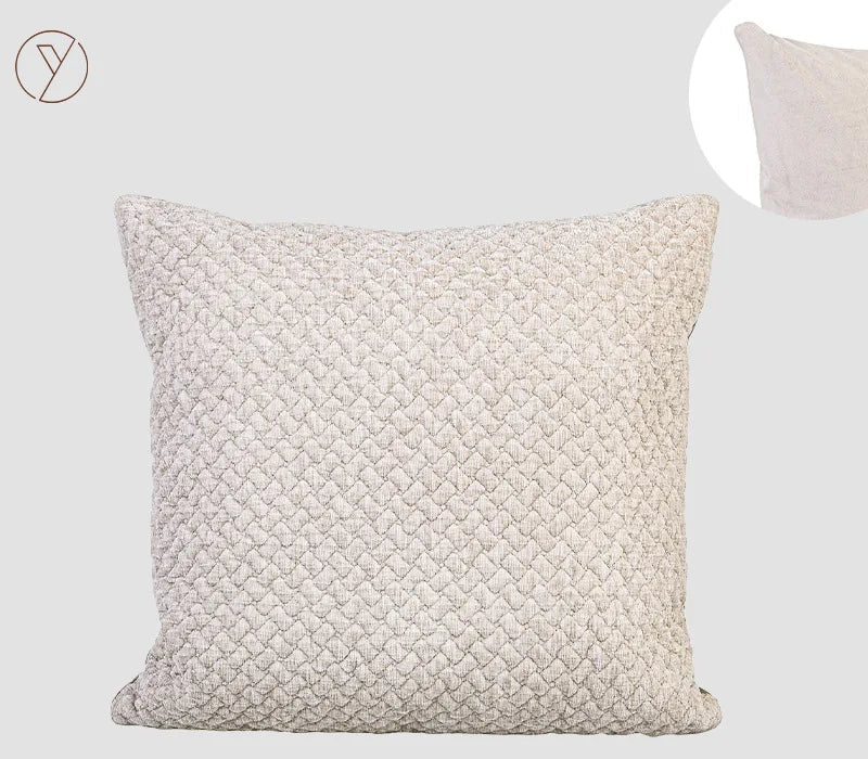 Quilta Chenille Pillow by PurelyhomeDeco